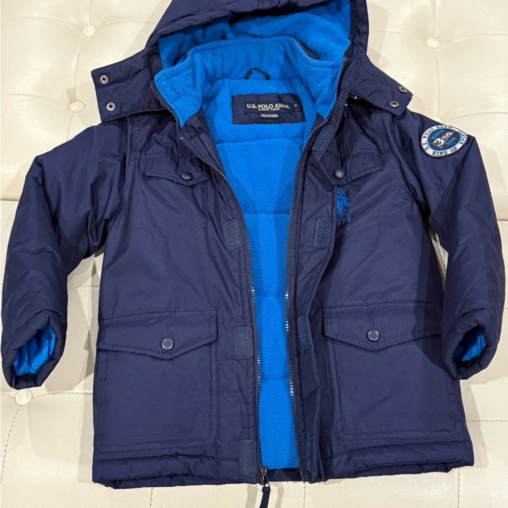 U.S. Polo Assn. Kids Navy Blue Jacket